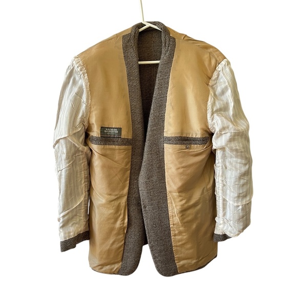 SOLD MAURIZIO BALDASSARI SPORT COAT BLAZER MENS 50 100% WOOL CAREER ITALIAN - Picture 4 of 13